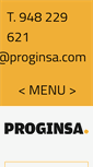 Mobile Screenshot of proginsa.com